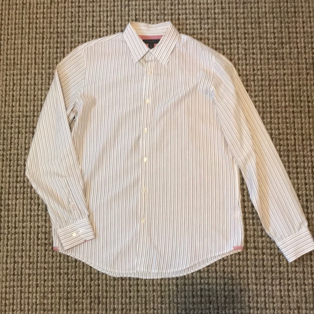 Banana Republic classic fit striped dress shirt